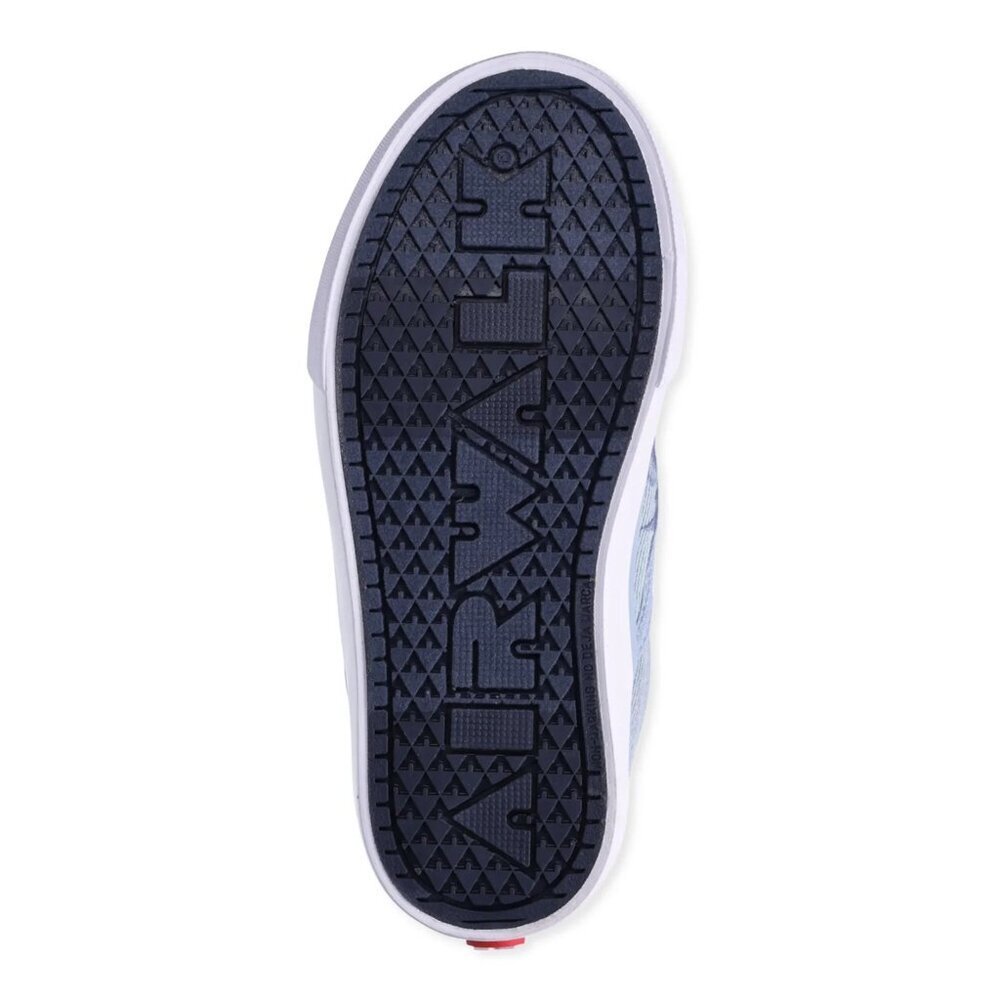 Airwalk Girls Slip-On Twin Gore Skate Shoes, Size 3, Slip-On, Round Toe Demin - Picture 4 of 5